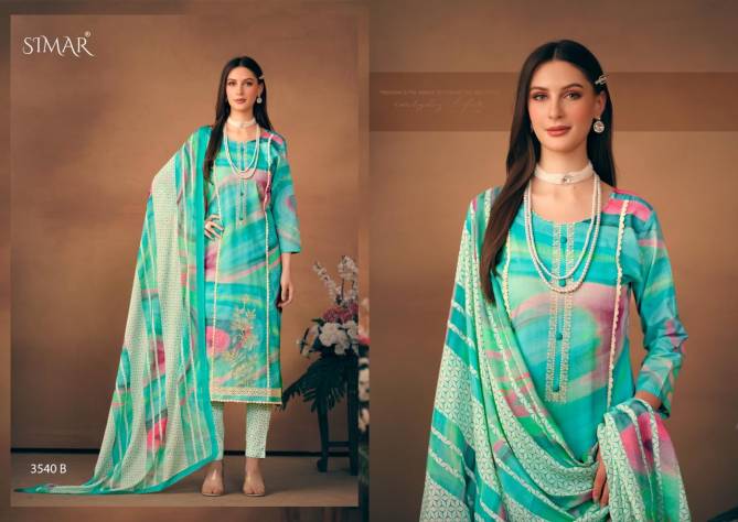 Elliza By Glossy Printed Pure Lawn Cotton Dress Material Wholesale Online